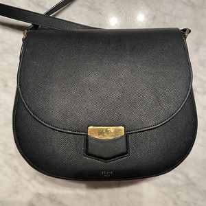 Celine Medium Trotteur Purse - Black